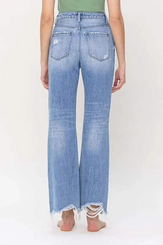 Redeem 90's Vintage Super High Rise Flare Jeans