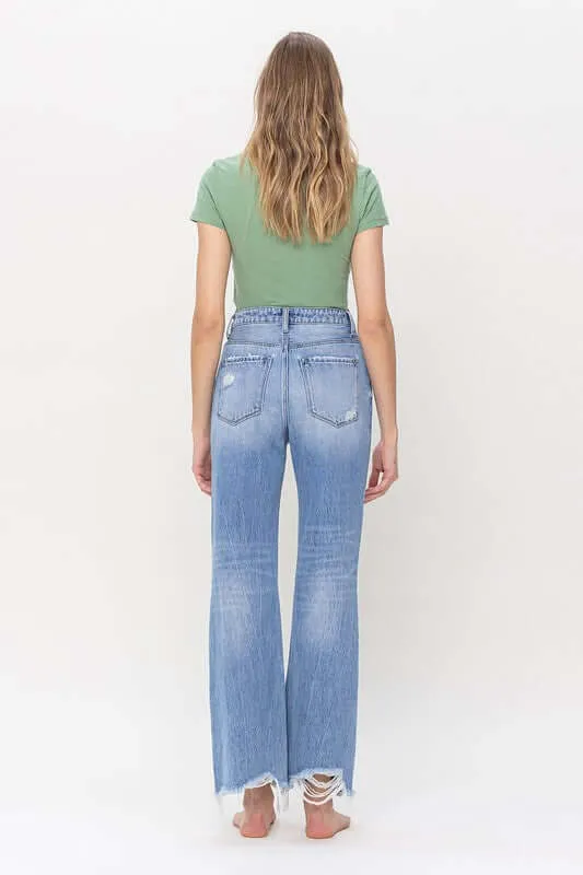 Redeem 90's Vintage Super High Rise Flare Jeans