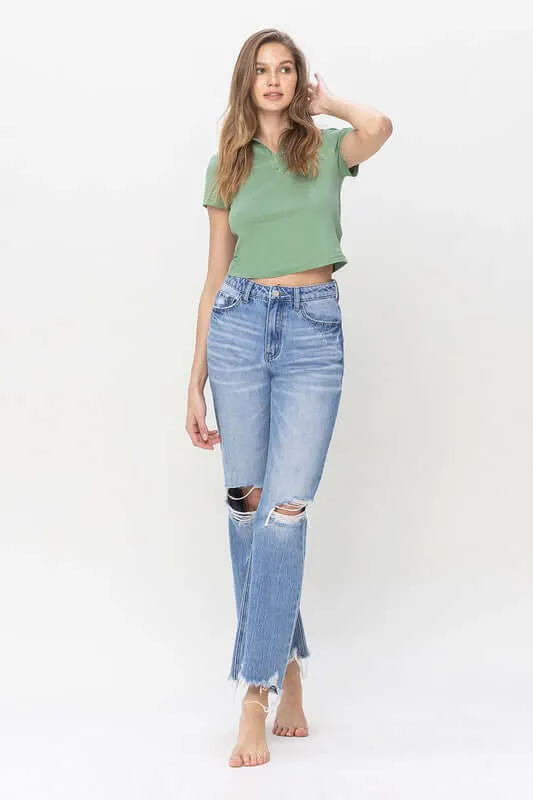 Redeem 90's Vintage Super High Rise Flare Jeans