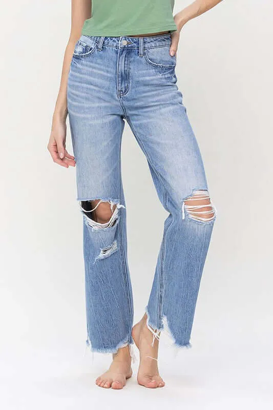 Redeem 90's Vintage Super High Rise Flare Jeans