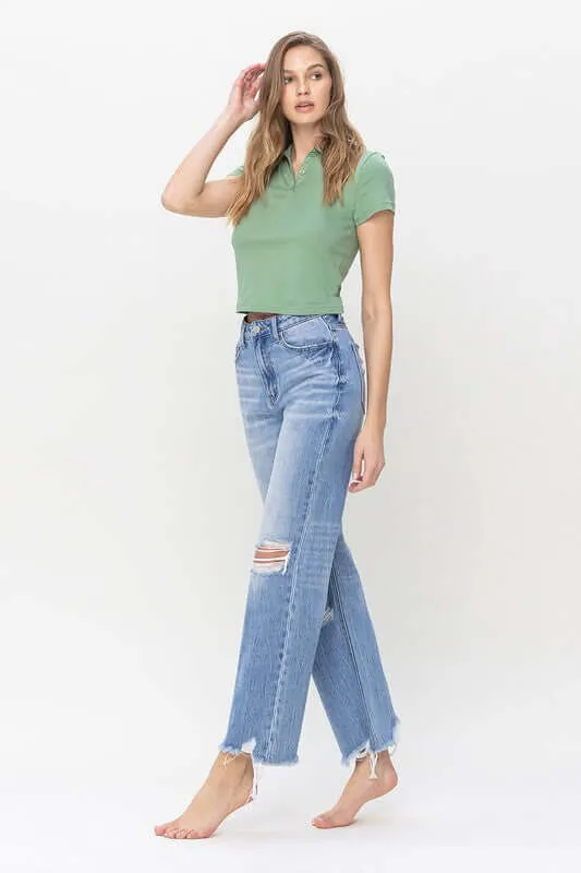 Redeem 90's Vintage Super High Rise Flare Jeans