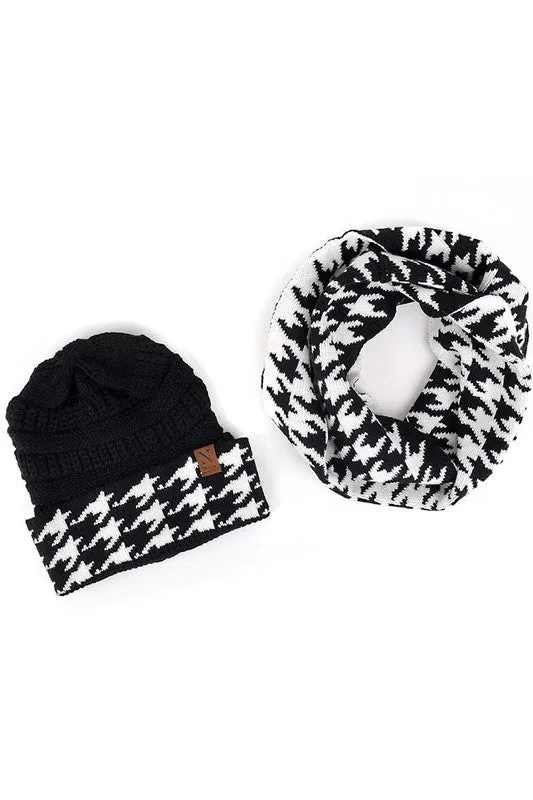 Reversible Hat & Infinity Scarf Set