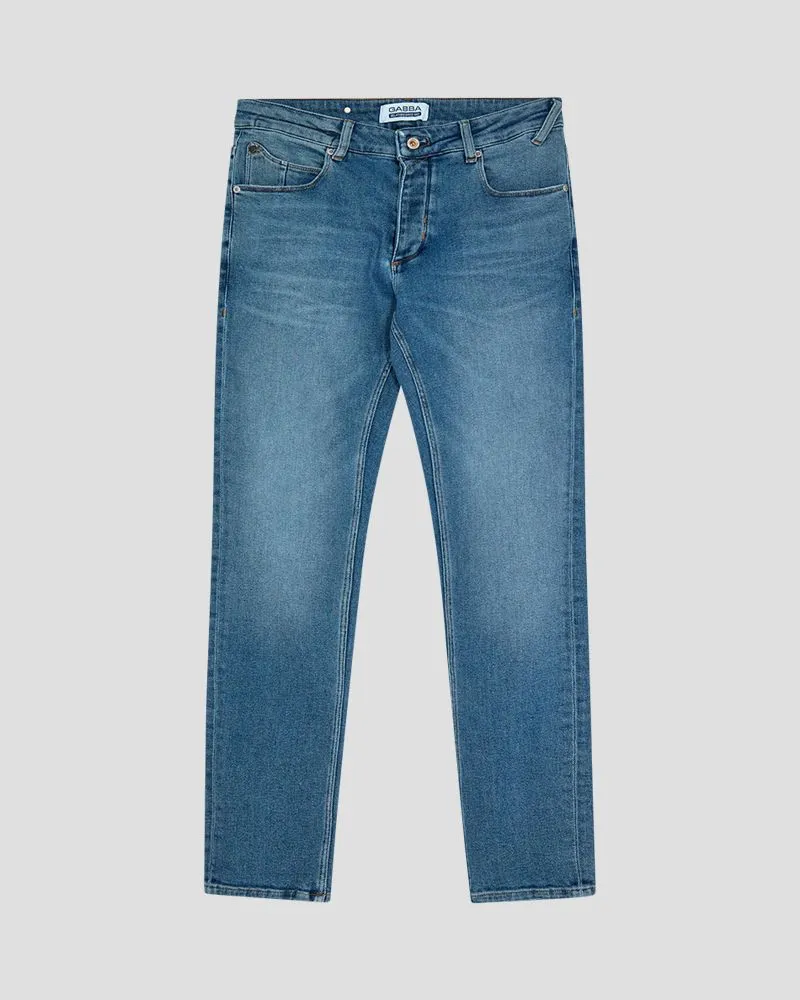 Rey tapered slim jeans - Denim wash