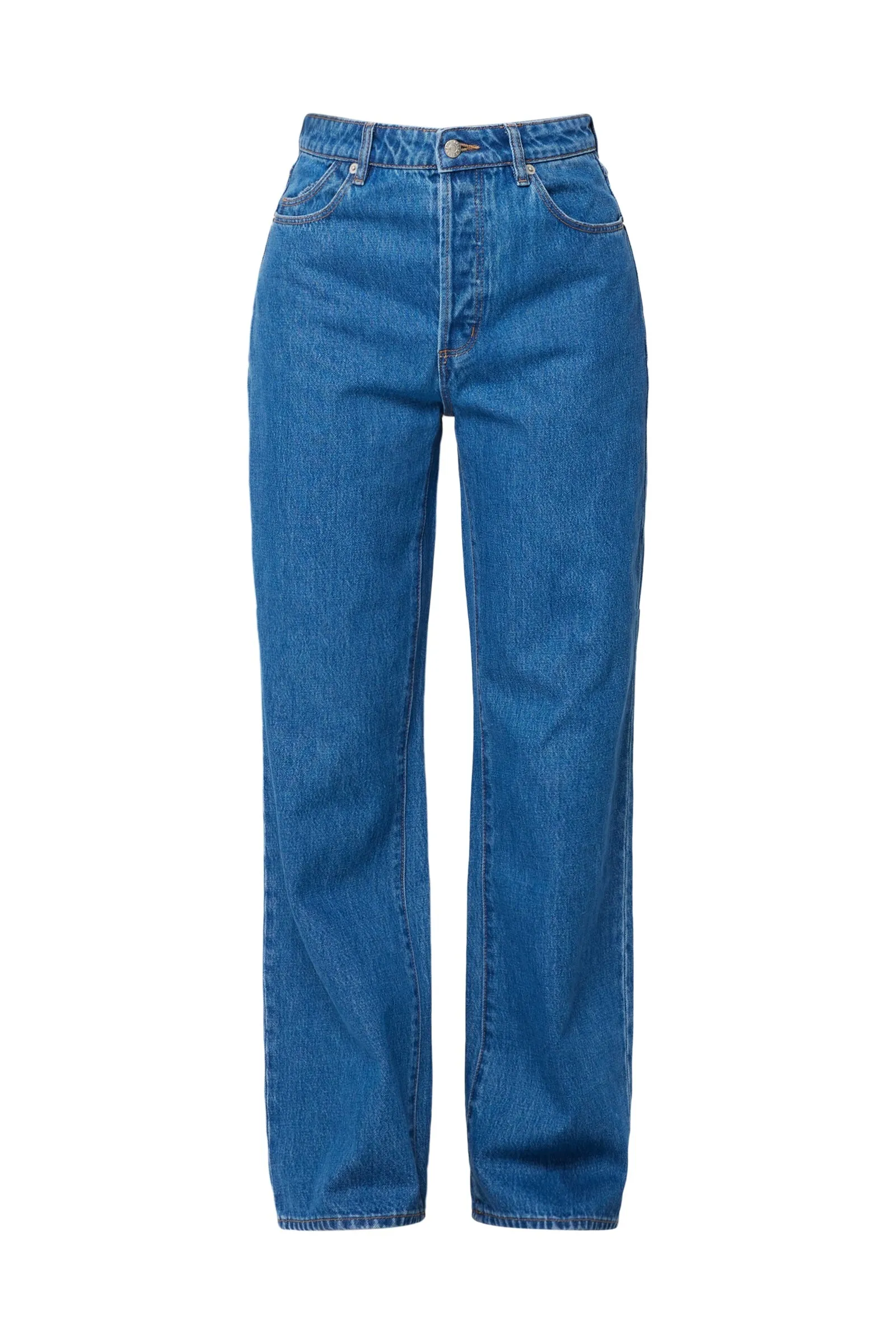 ROLLAS Womens Stevie Relaxed Jeans - Ashley Blue