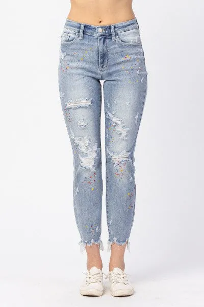 Sadia Paint Splatter Jeans