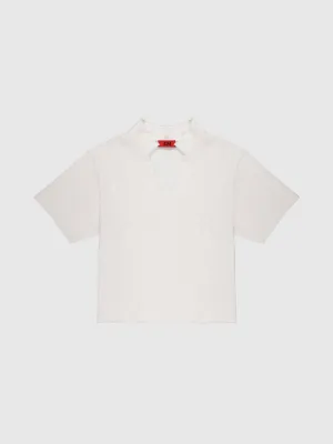 Short Sleeve Jersey Thermal in Offwhite