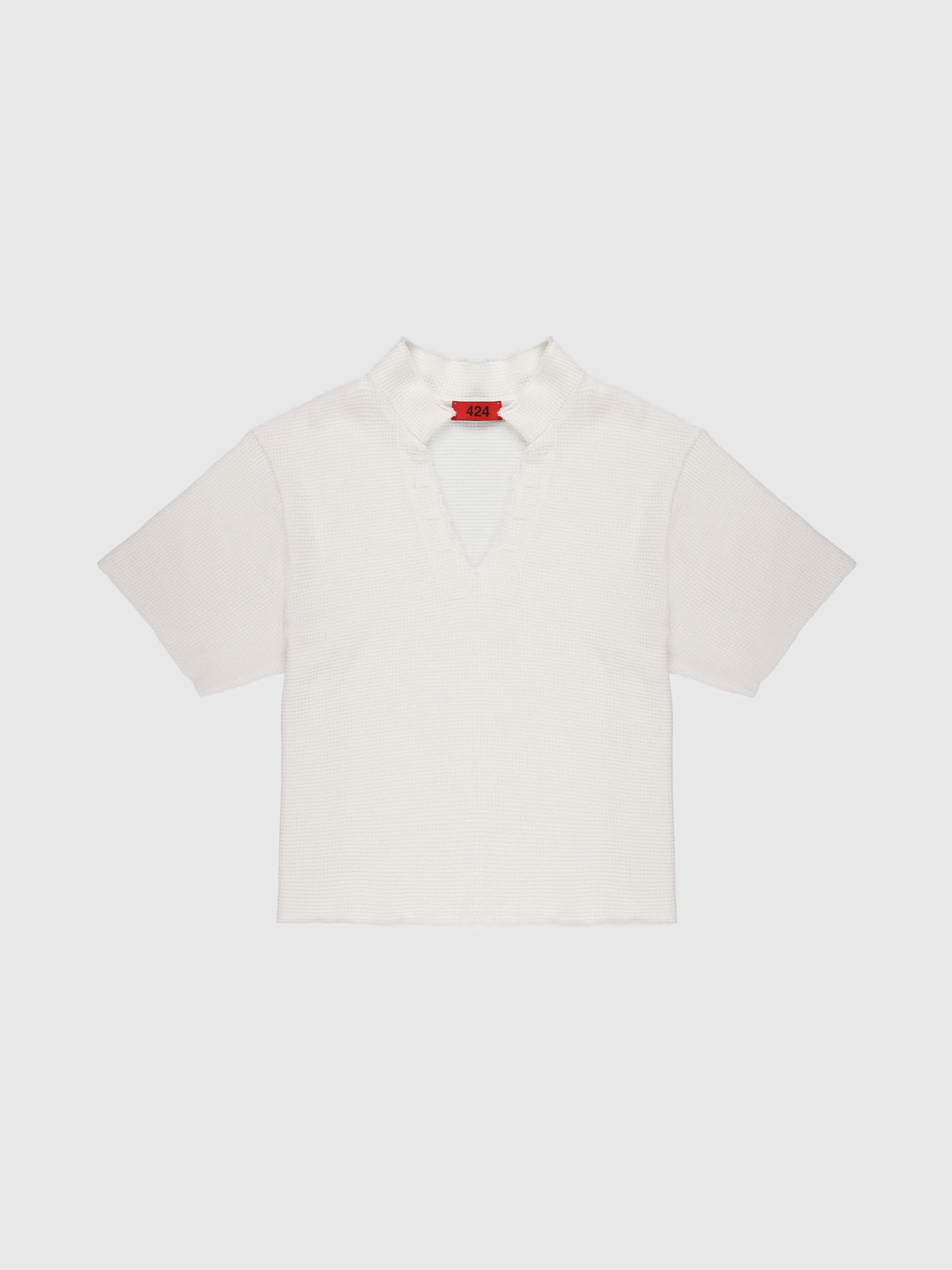 Short Sleeve Jersey Thermal in Offwhite