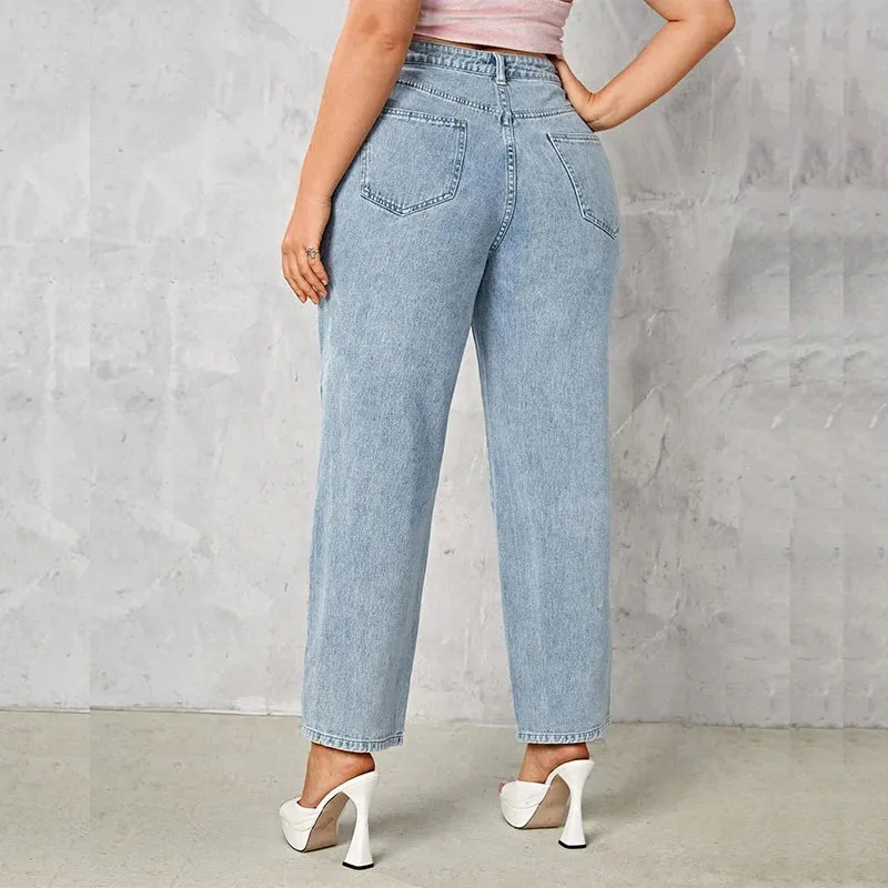 Stretchy and Loose Jeans