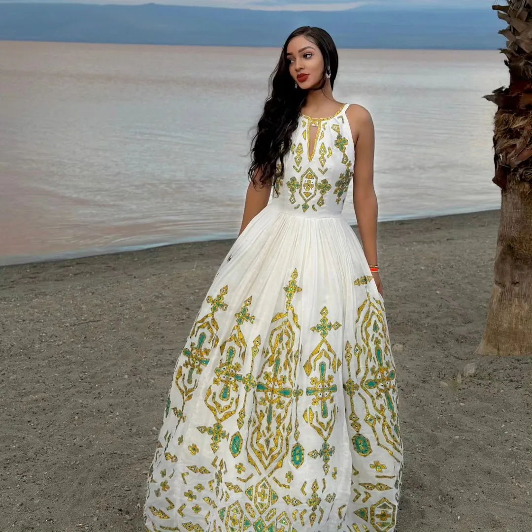 Stylish Wedding Habesha Dress Modern Habesha Kemis Ethiopian Dress Style Traditional Habesha Libs