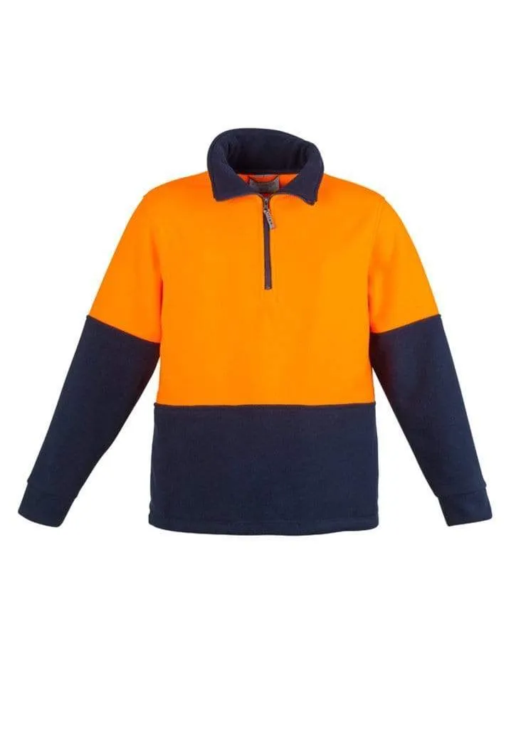 SYZMIK Unisex Hi-Vis Half Zip Fleece Jumper ZT460