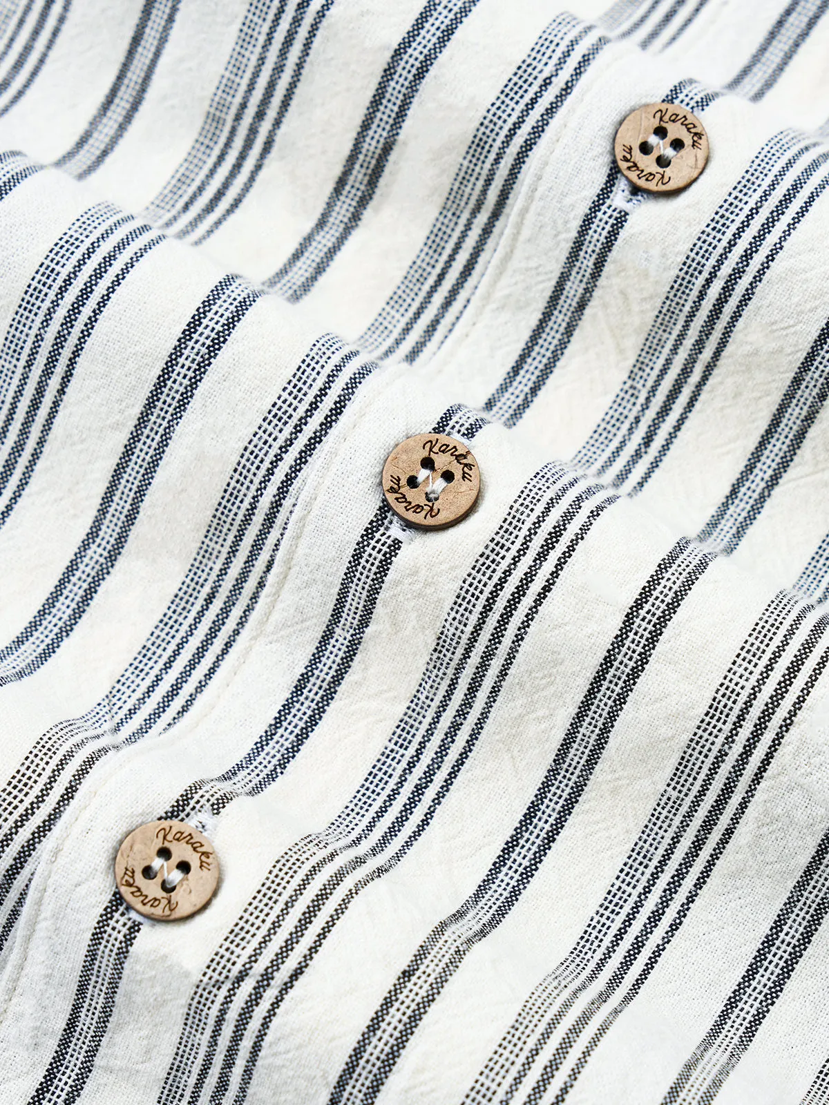 Timeless Stripe Cotton Camp Shirt