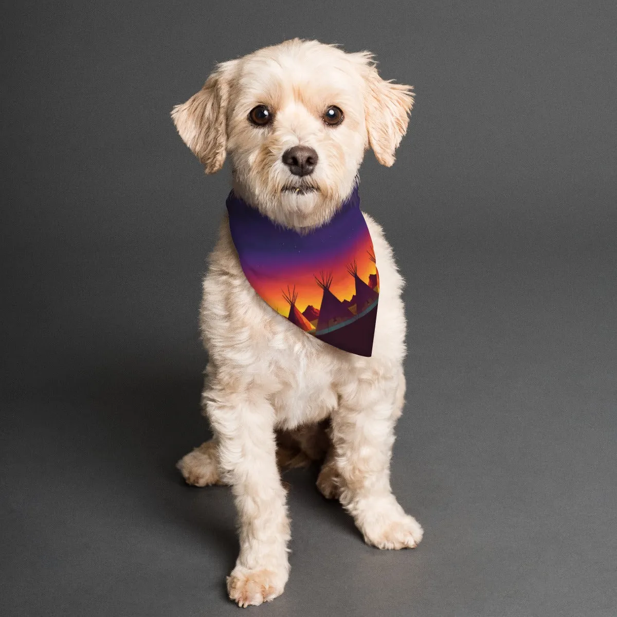 Tipi Northern Lights Pet's Scarf