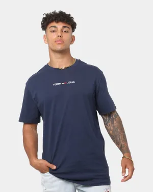 Tommy Jeans Small Text T-Shirt Twilight Navy