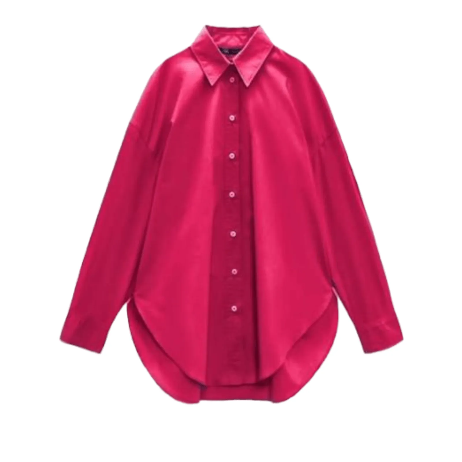 Women Shirt (Oversized) - Fuchsia