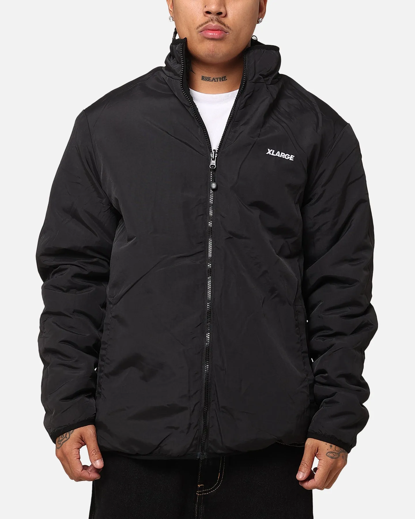 X-Large Fire Dice Reversible Sherpa Jacket Black